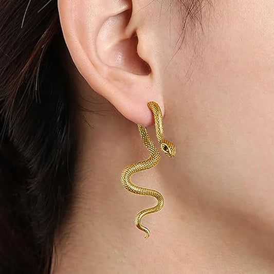 Schon snake earrings