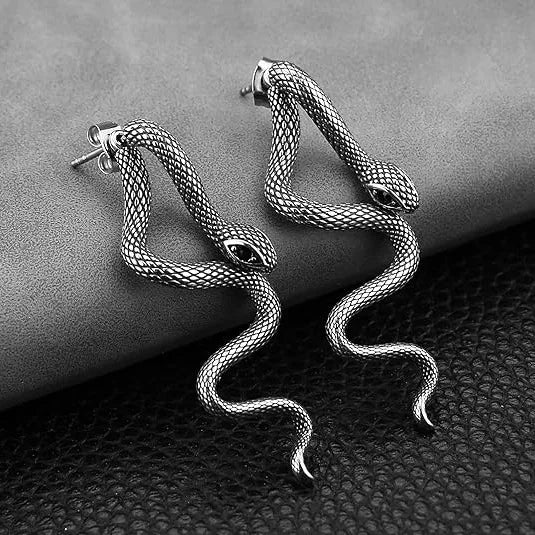 Schon snake earrings